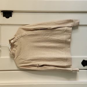 J Crew sweatshirt with button neck detail